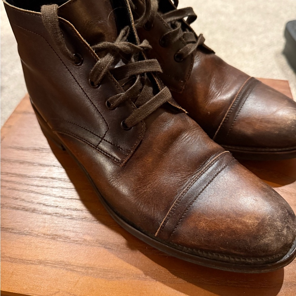 Thursday Boot Company Dark Brown Leather Boots - Picture 3 of 7